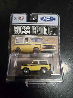 M2 Machines Ford Boss Bronco Die-Cast Vehicle - Yellow